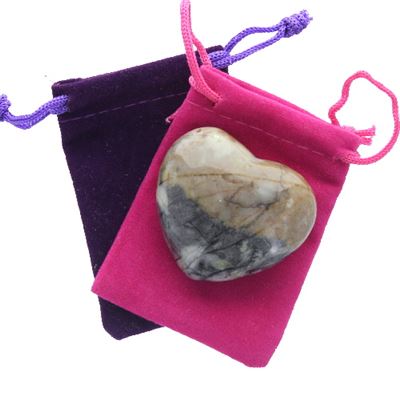 Picasso Jasper Heart Large in Pouch